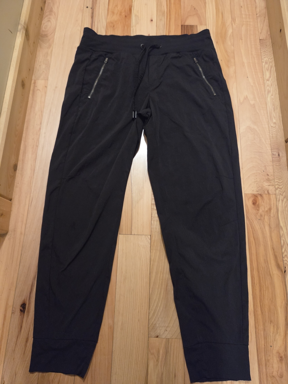 Athleta Black Women's Jogger Track Pants with Zip Pockets